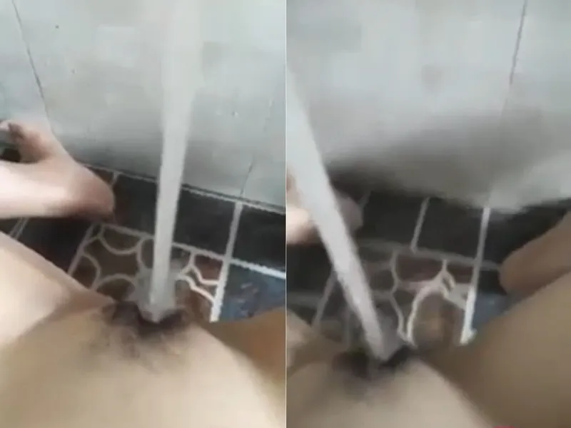 Em ghệ thẩm du cực mạnh với vòi nước